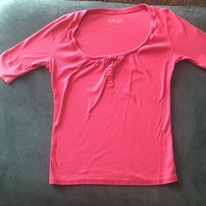 Victoria Secret Half-sleeve Pink Tee